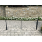 Dekorativ puller | st�lr�r � 89 mm | med halvkuglehoved | fastmonteret, til indst�bning i beton med jordanker, total l�ngde ca. 1300 mm | uden �je